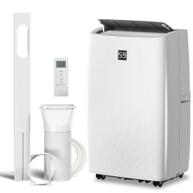 ChillWave 14,000 BTU Portable AC with Dehumidifier, Fan & Remote (Color: White)