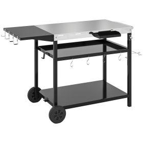 The Patio Pro Cart (Color: Black)