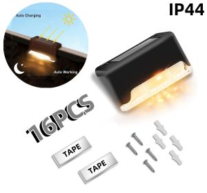 SolarGlow Outdoor LED Light Set – 16/32PCS for Garden, Fence & Pathway (Color: warm colour)